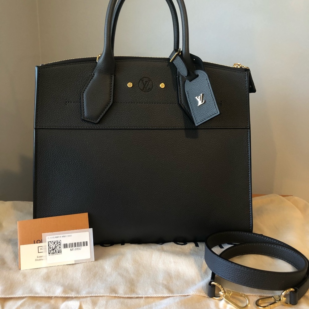 ✨🖤Louis Vuitton Gris City Steamer MM🖤✨ - Picture 13 of 13